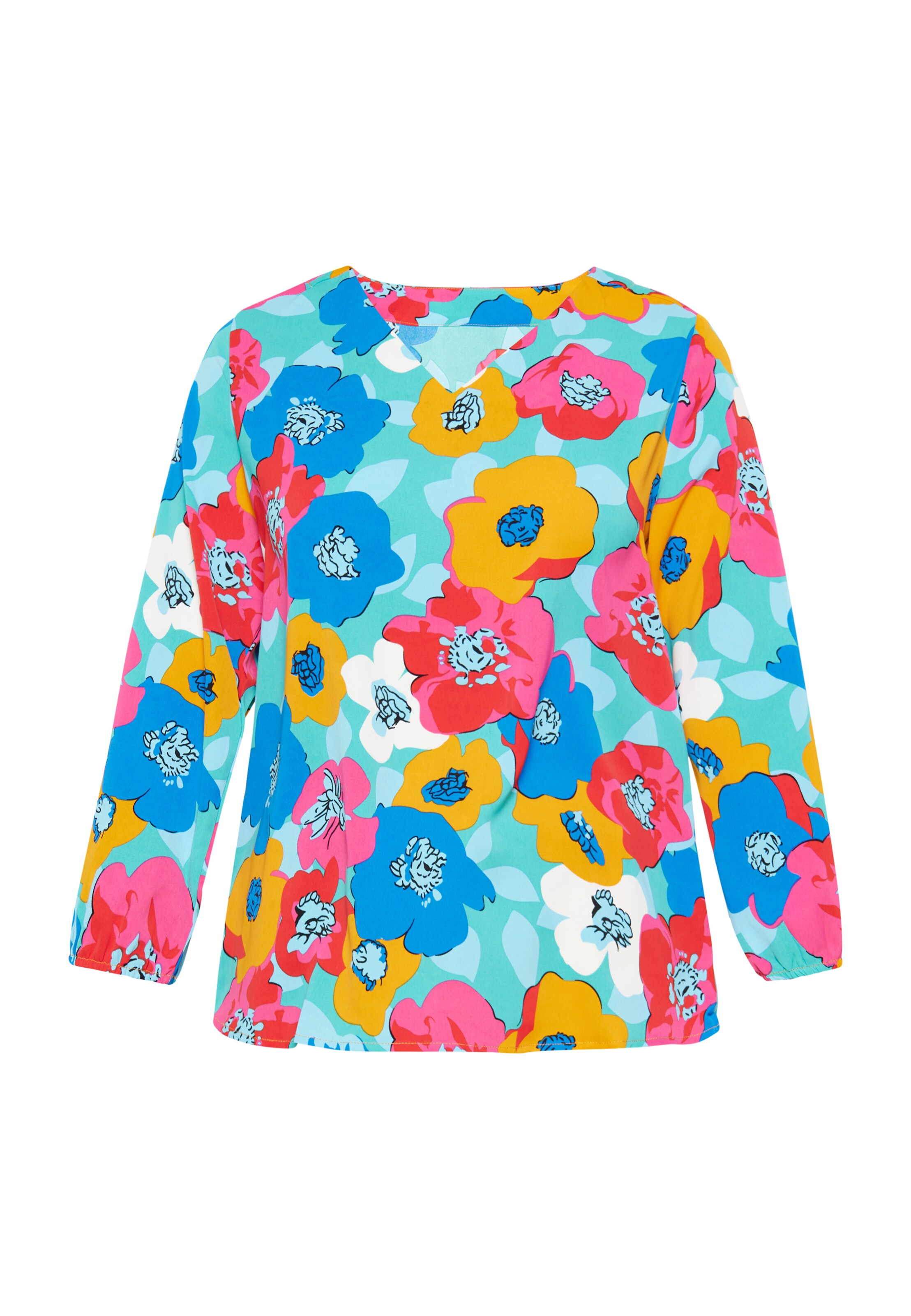 Usha Blouse 'Fashion Look' in Blauw: voorkant