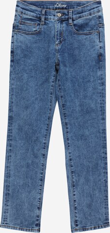 s.Oliver Regular Jeans in Blauw: voorkant