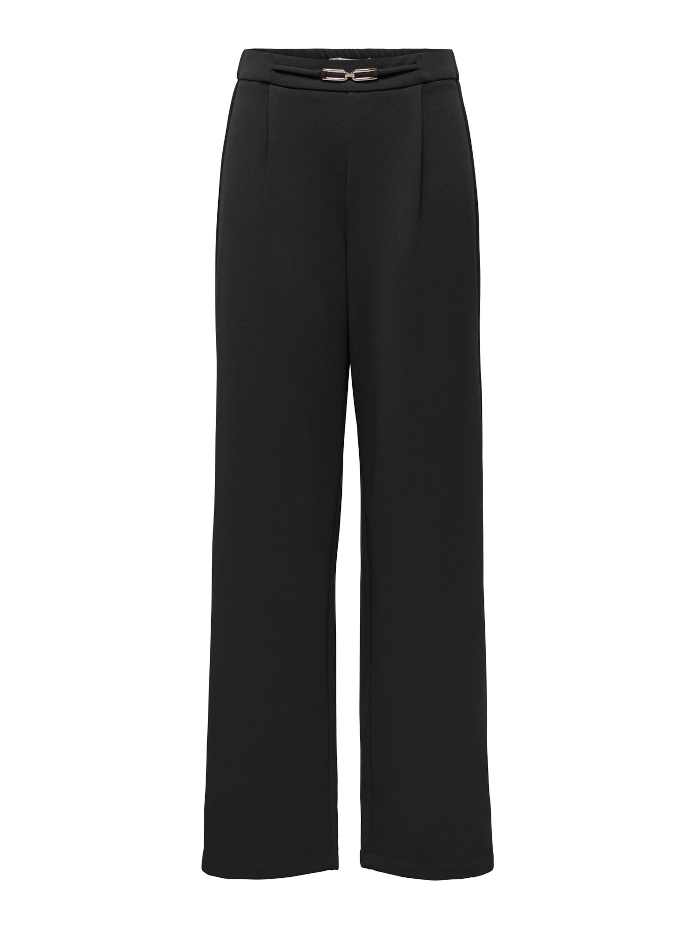 ONLY Regular Pleat-Front Pants 'ONLSABELLA-YO' in Black: front