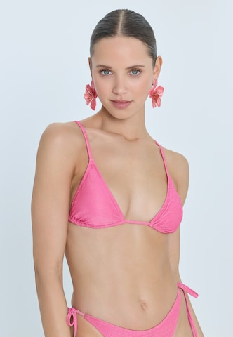 LSCN by LASCANA Triangel Bikinitop in Pink: Vorderseite