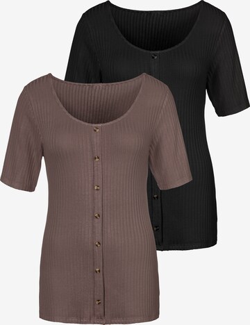 VIVANCE Shirt in Braun: predná strana