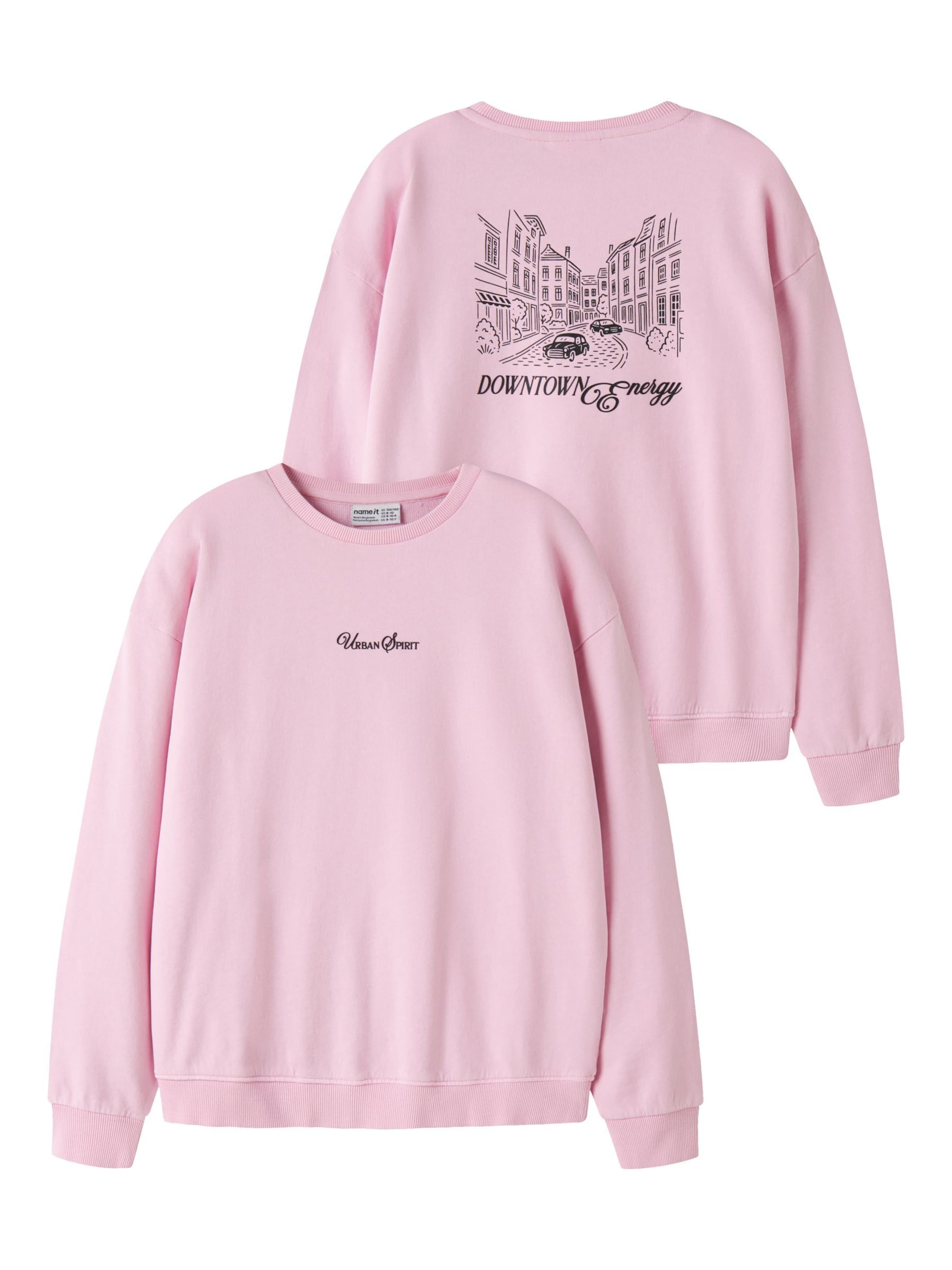 Felpa di NAME IT in rosa: frontale