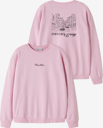 Felpa di NAME IT in rosa: frontale