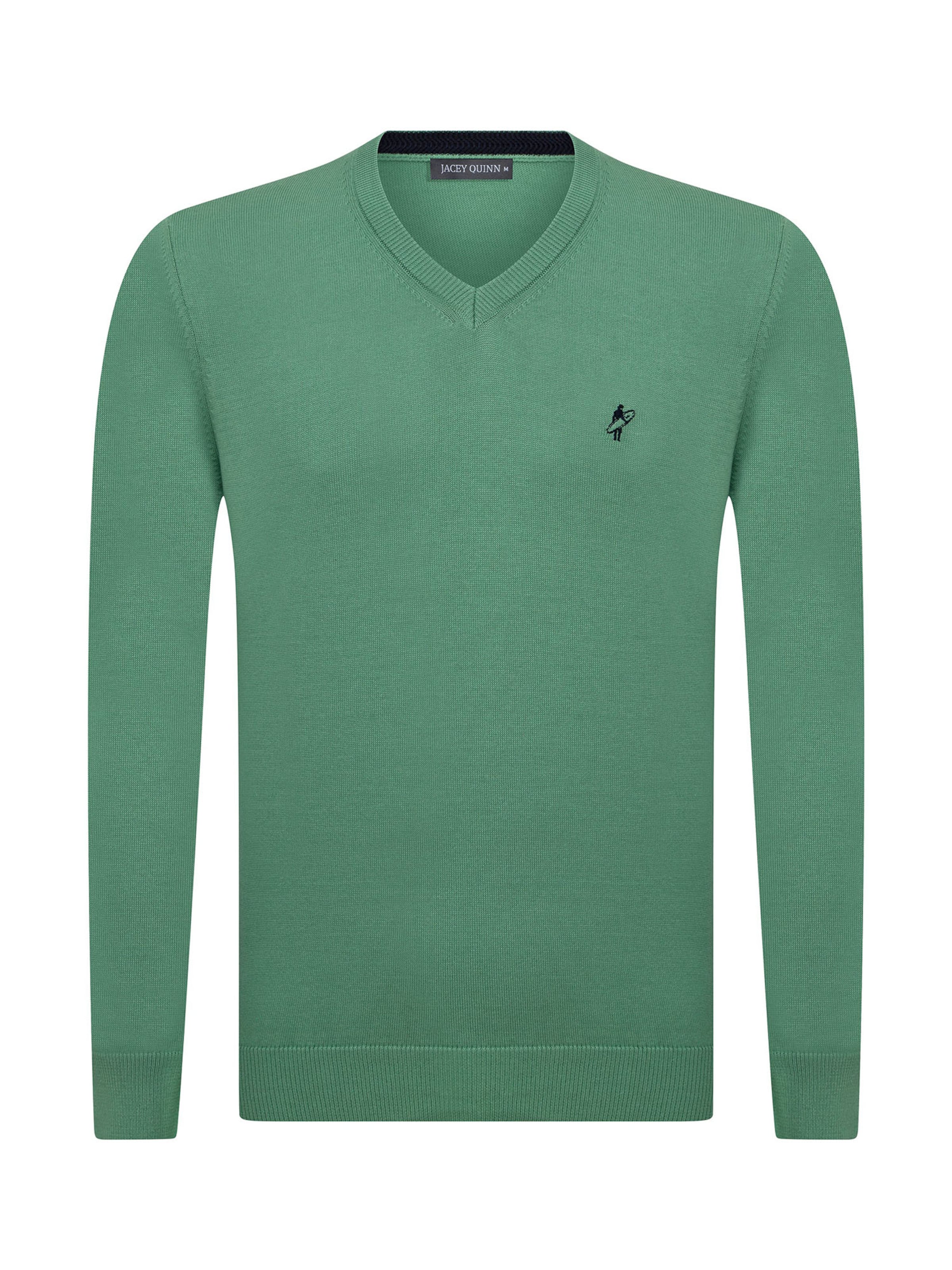 Pullover di Jacey Quinn in verde: frontale