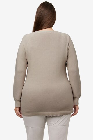 Pull-over Ulla Popken en beige