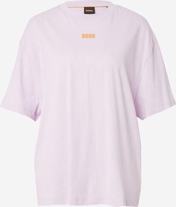 T-shirt BOSS Orange en violet : devant