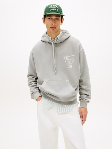 Tommy Jeans - Sweatshirt em cinzento: frente