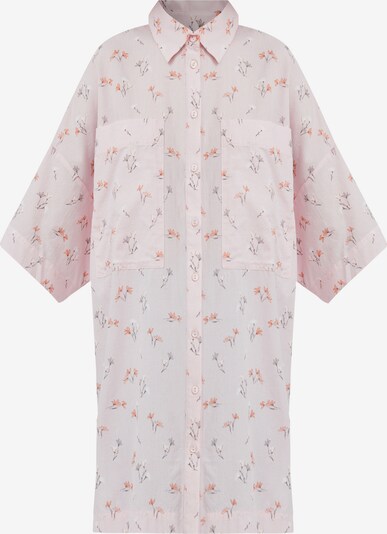 Finn Flare Bluse in anthrazit / orange / hellpink / offwhite, Produktansicht
