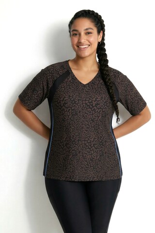Ulla Popken Shirt in Braun