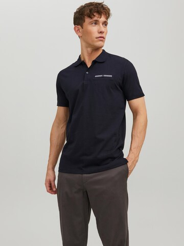 T-Shirt 'MARSEILLE' JACK & JONES en bleu : devant