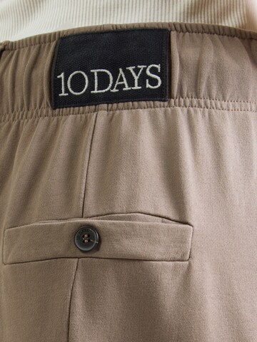 10Days Baggy Trousers with creases 'Bar Piece' in Grey