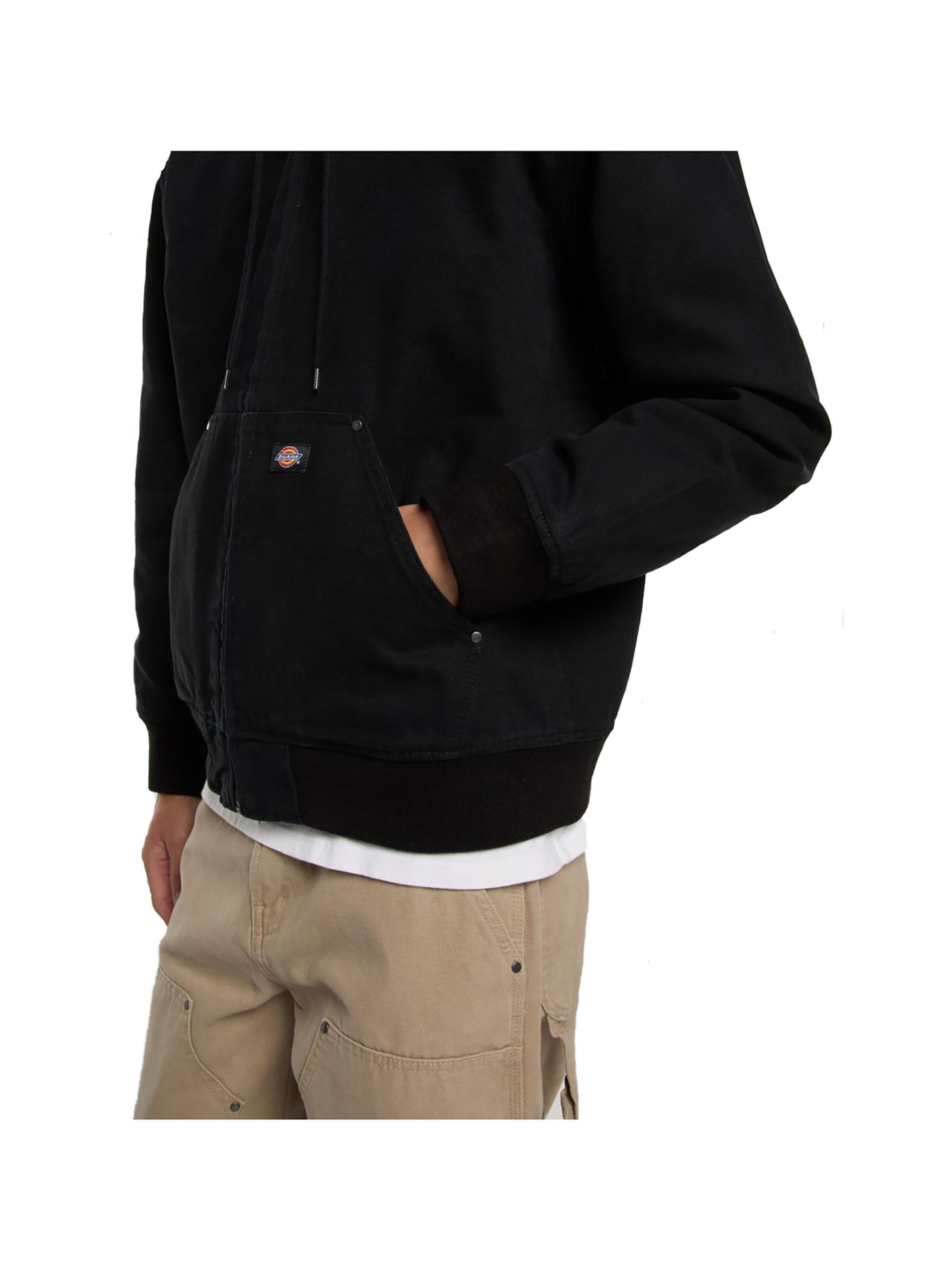 DICKIES Zip-Up Hoodie 'Hilham' in Black