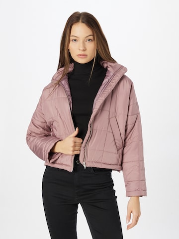 ABOUT YOU Between-Season Jacket 'Dotta' in Pink: front