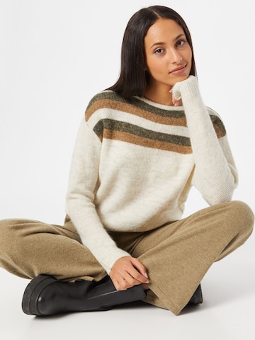 PULZ Jeans Pullover 'PZASTRID' in Weiß
