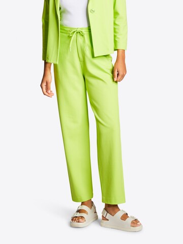 Rich & Royal Wide leg Pants in Green: front