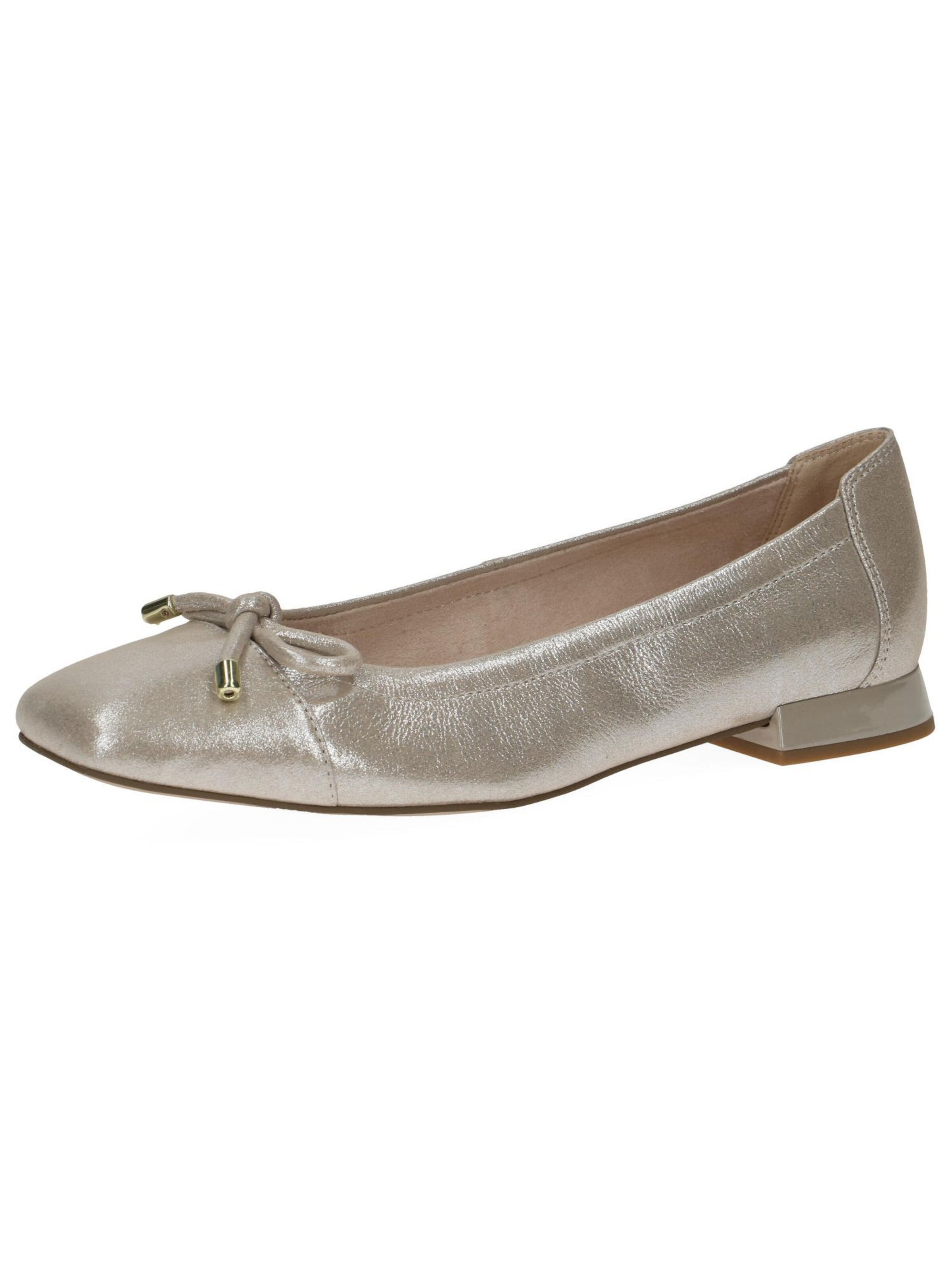 Ballerines CAPRICE en argent : devant
