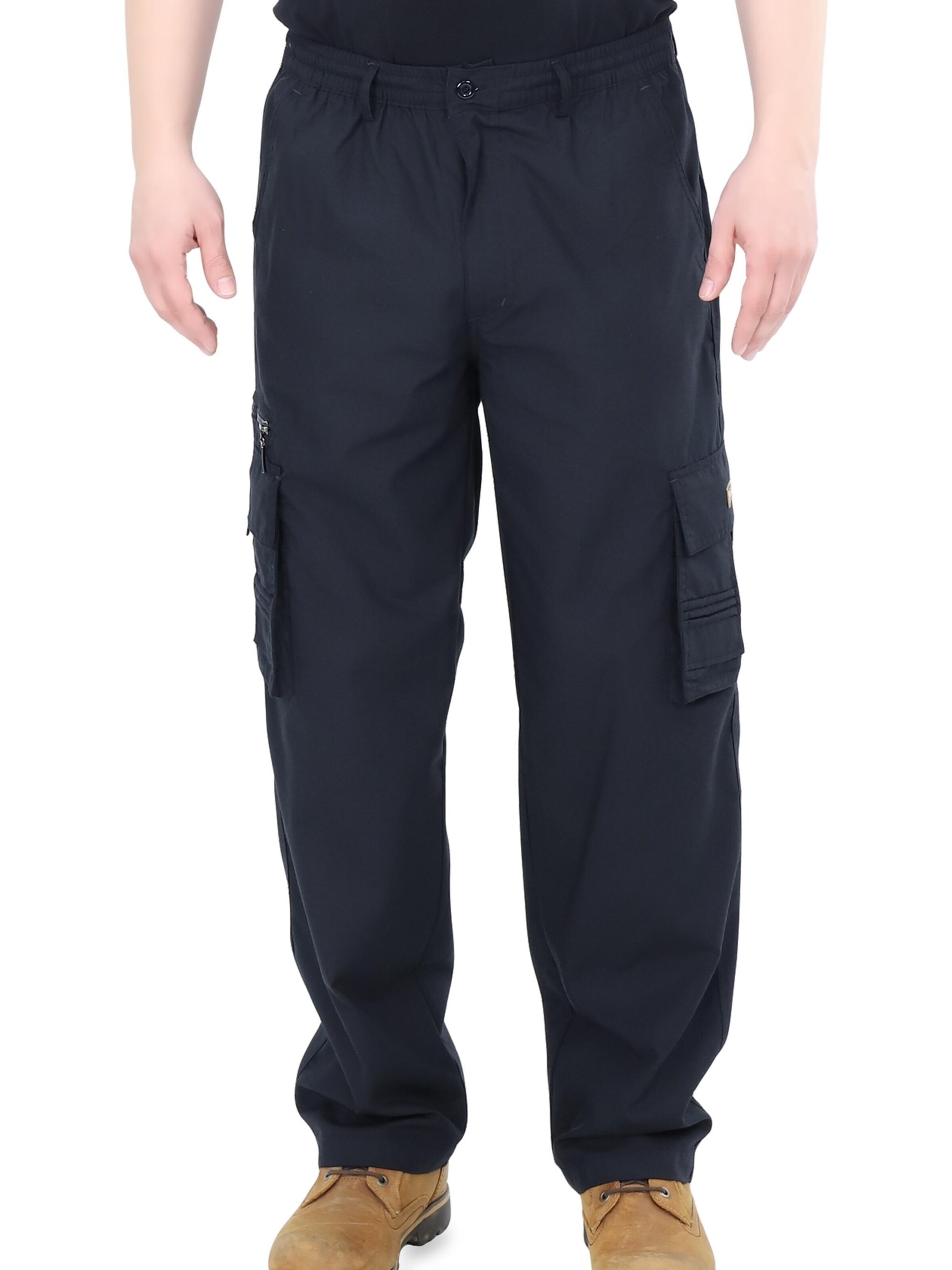 Ben Creek Regular Cargohose‌‌‌‌‌‌ in Schwarz: Vorderseite