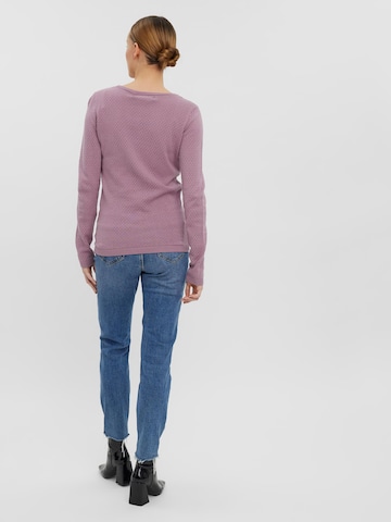 VERO MODA Sweater 'Care' in Purple
