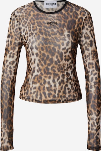 Moschino Jeans Футболка в Коричневый: спереди