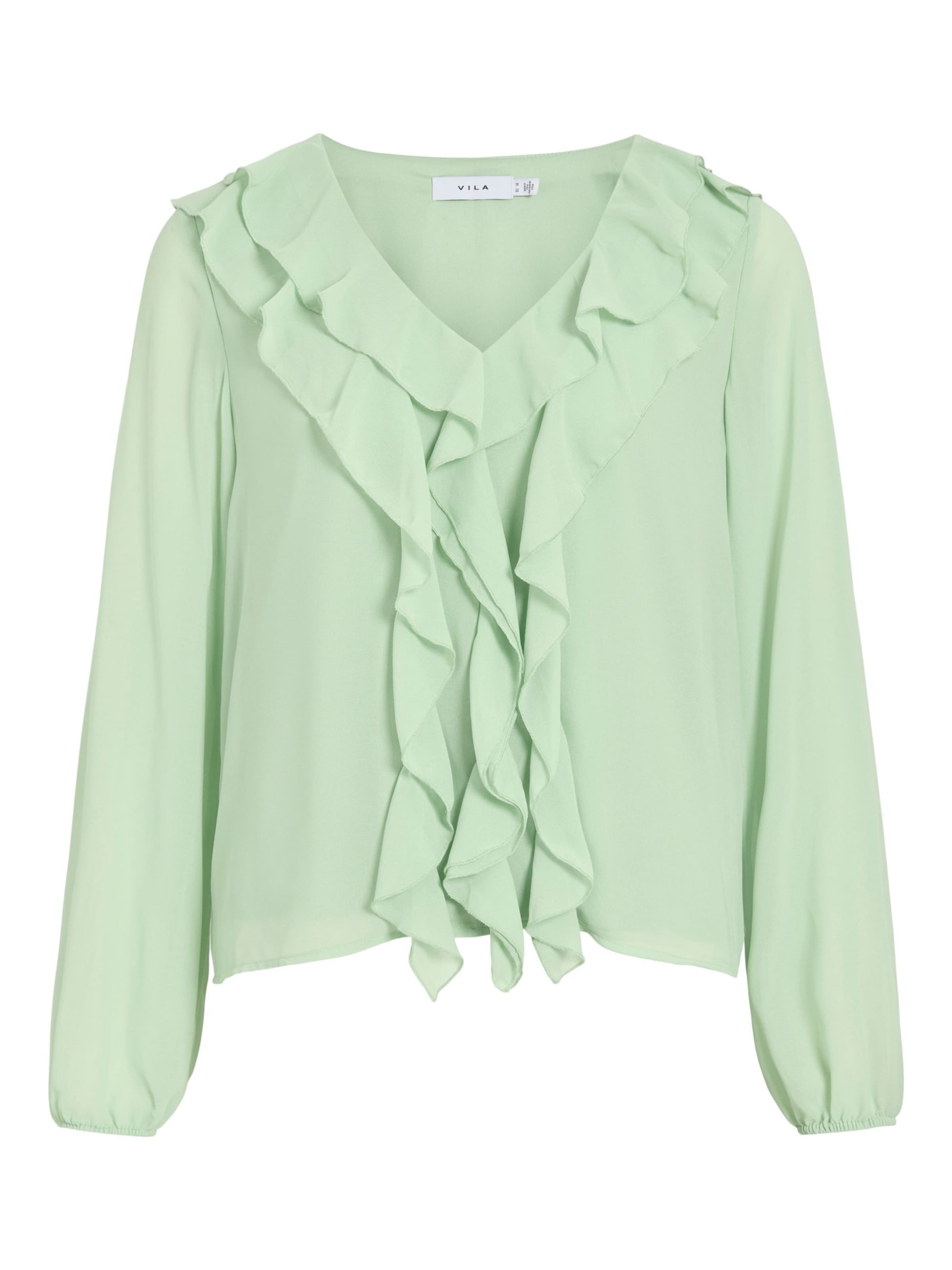 VILA Blouse 'VIAne' in Green: front