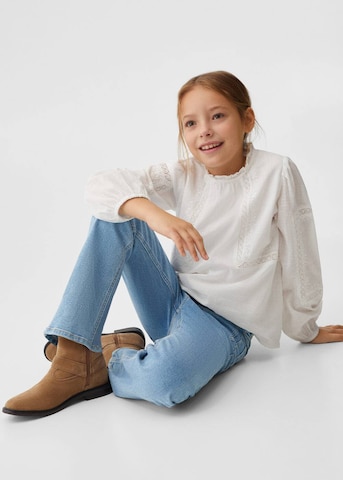 MANGO KIDS Flared Jeans in Blauw