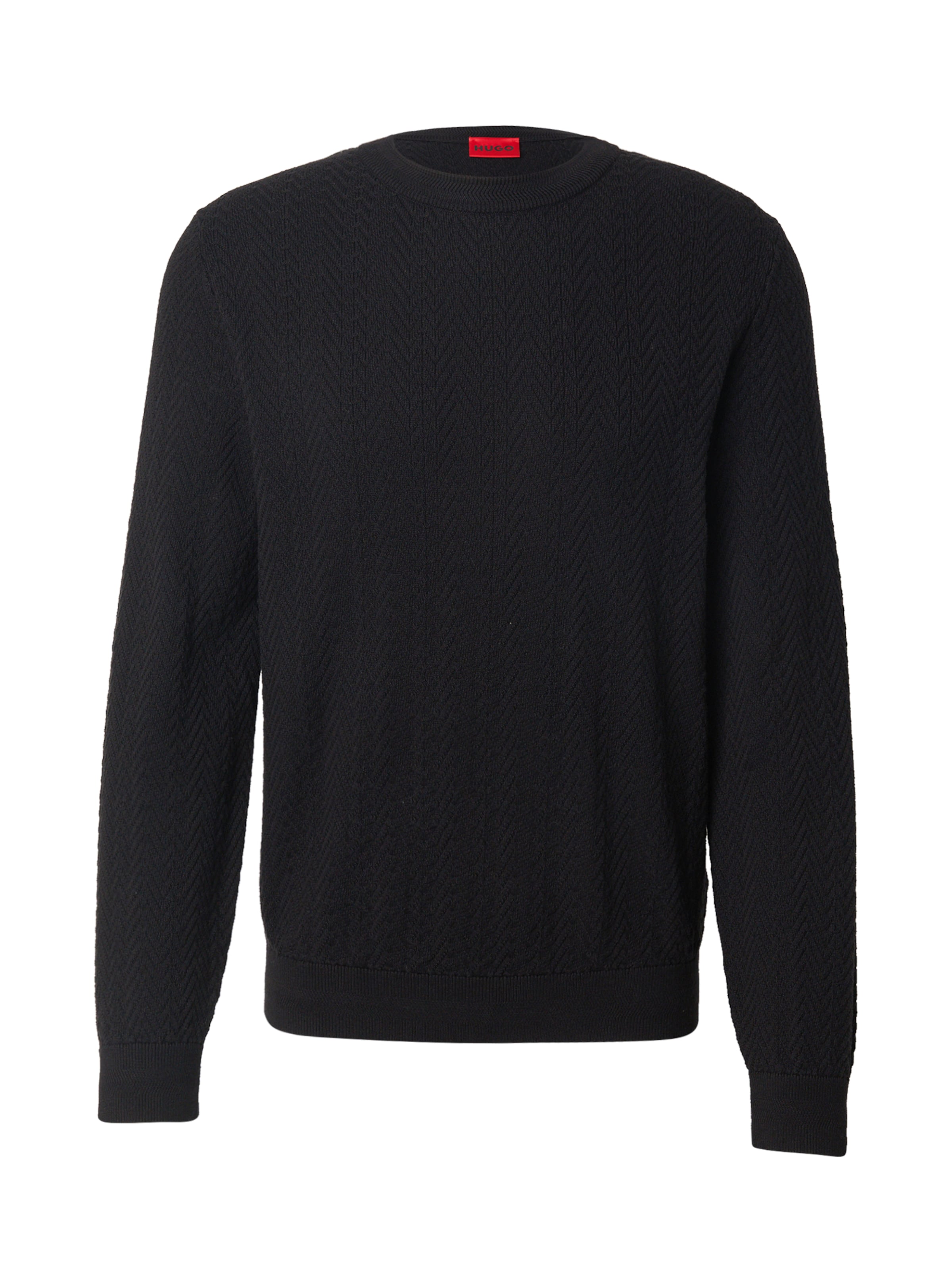 HUGO Pullover &#x27;Simo&#x27; in Schwarz: Vorderseite