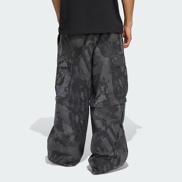 ADIDAS ORIGINALS Wide leg Cargo trousers in Grey