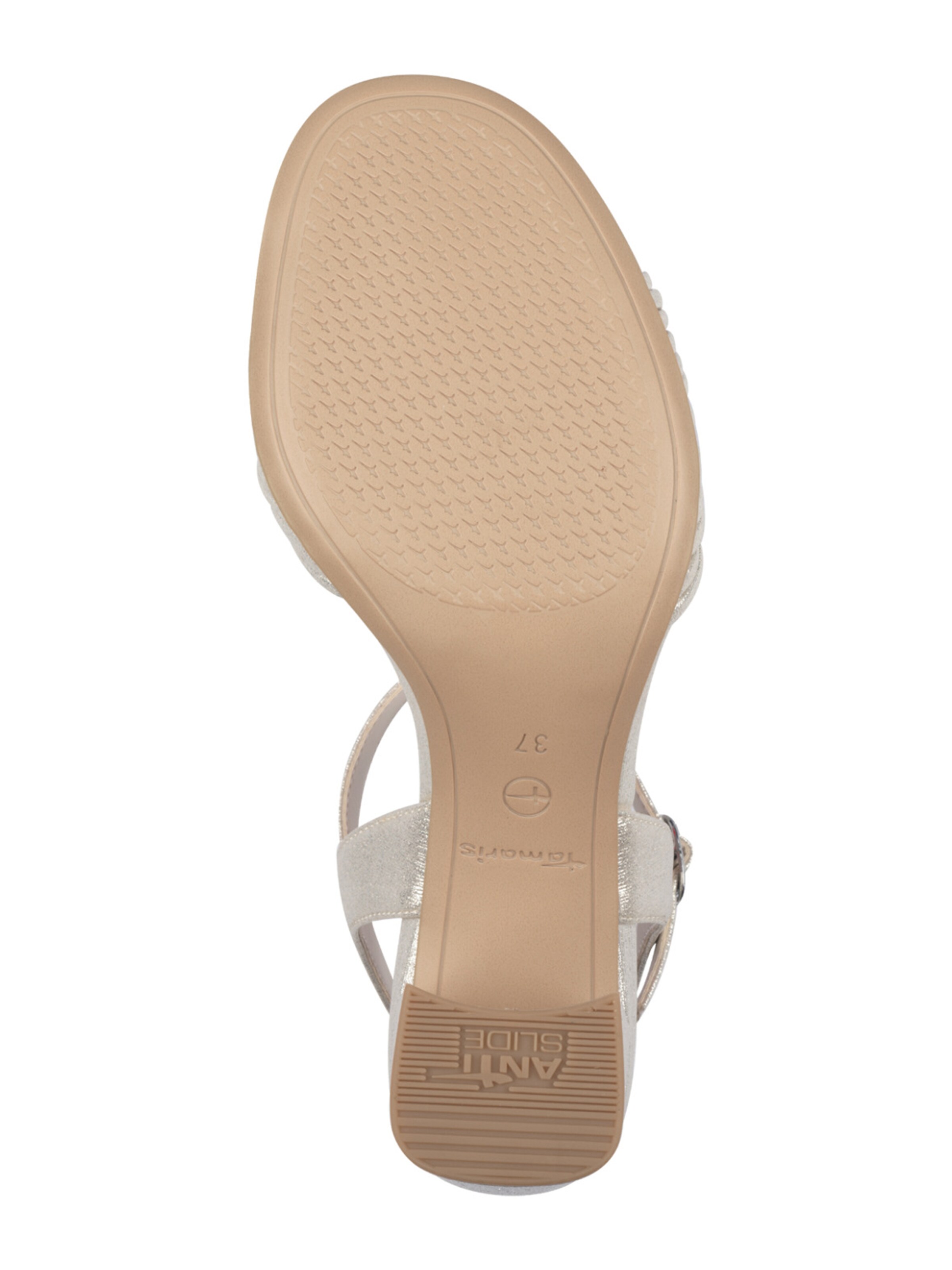 Tamaris Sandały z rzemykami w kolorze beżowy