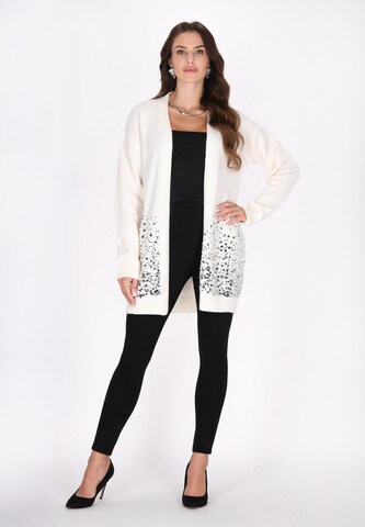 faina Strickjacke in Weiß