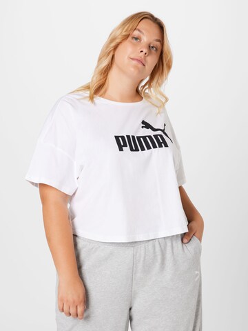 T-shirt fonctionnel PUMA en blanc : devant