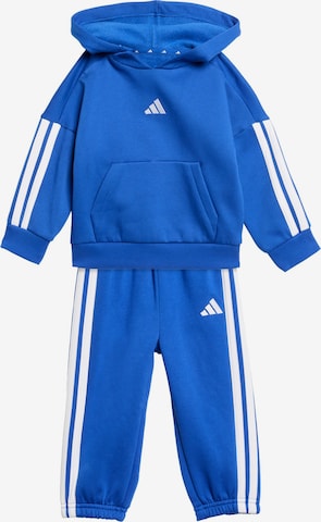 mėlyna ADIDAS SPORTSWEAR Treniruočių kostiumas 'Essentials': priekis
