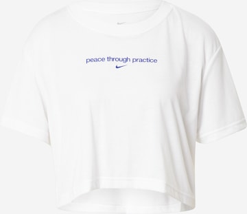 NIKE Performance shirt in White: front