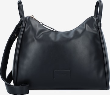 Seidenfelt Schoudertas 'Kaavi' in Zwart: voorkant
