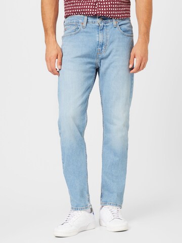 LEVI'S ® Slimfit Jeans '502™ Taper Hi Ball' in Blauw: voorkant