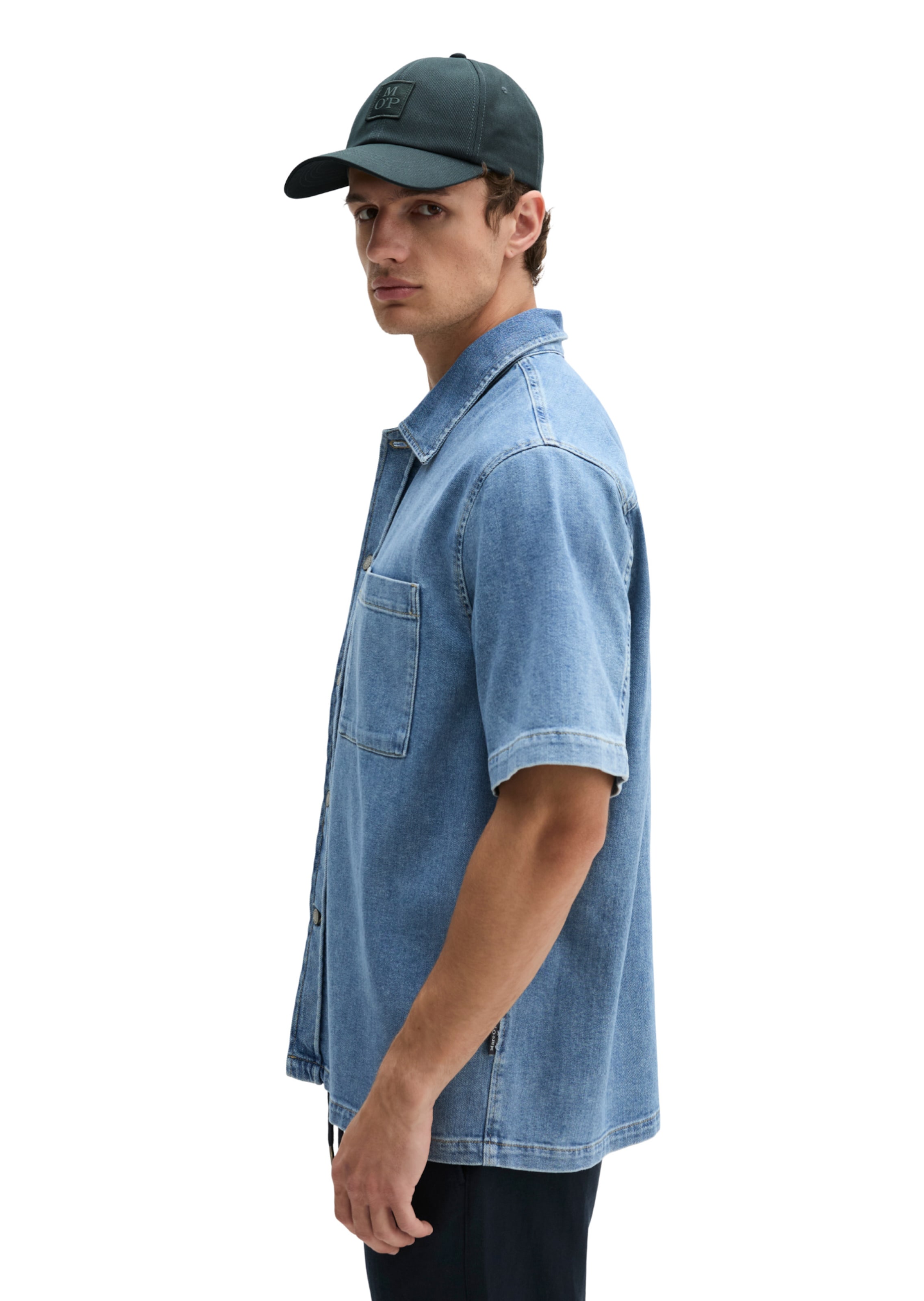 Marc O'Polo Regular fit Overhemd in Blauw