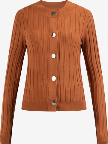 Cardigan DreiMaster Klassik en marron : devant