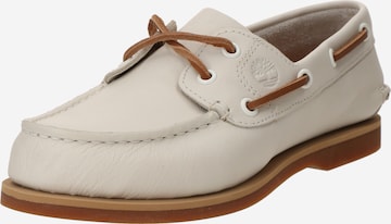 balta TIMBERLAND Mokasinai 'CLASSIC': priekis