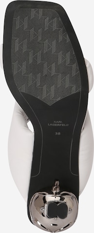 Karl Lagerfeld Pantolette 'IKON' i vit