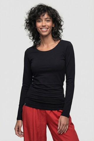 Maglietta 'EvelynAK A' di alife & kickin in nero: frontale