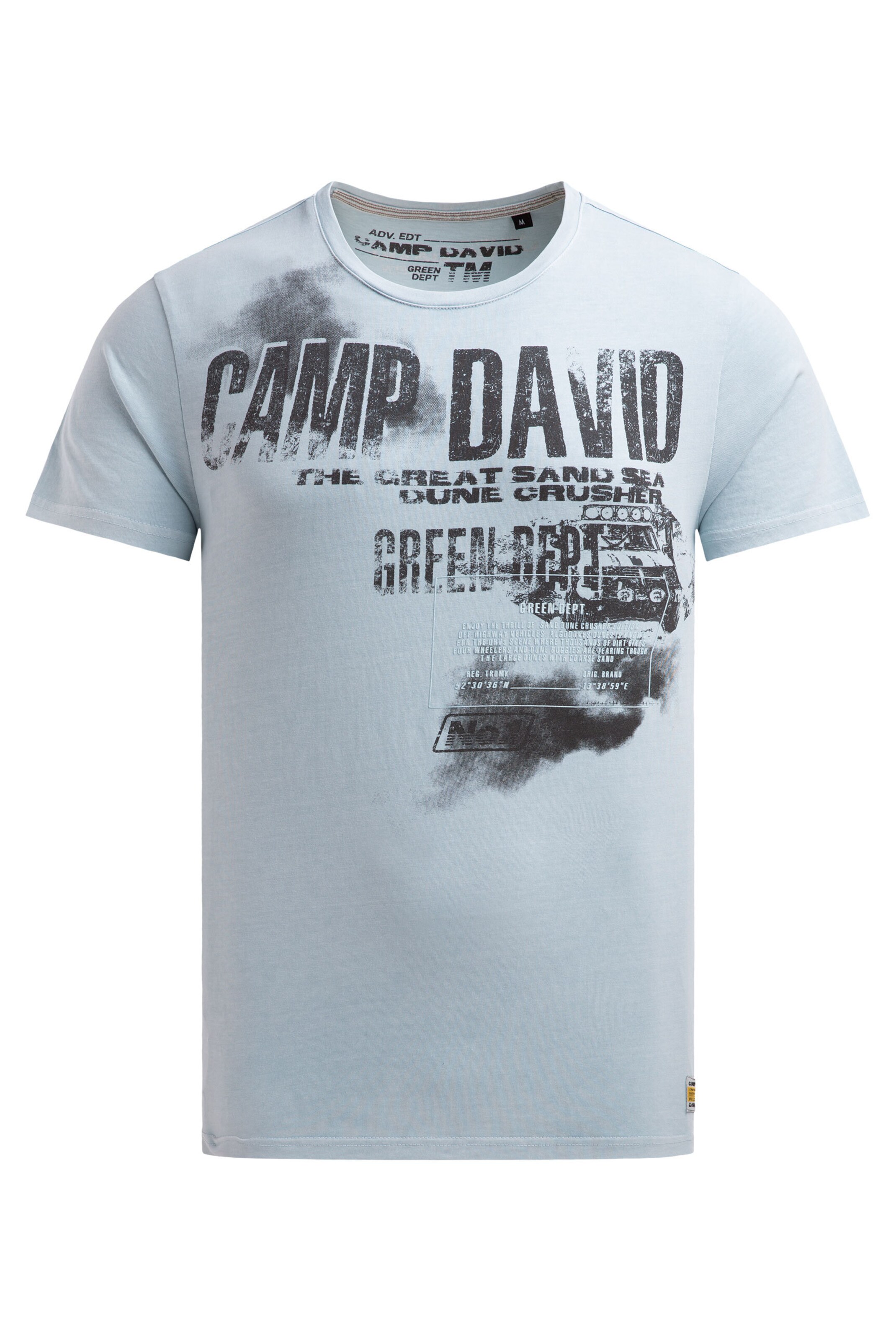 CAMP DAVID Shirt in Blue: front