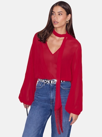 Lipsy Blouse in Red: front