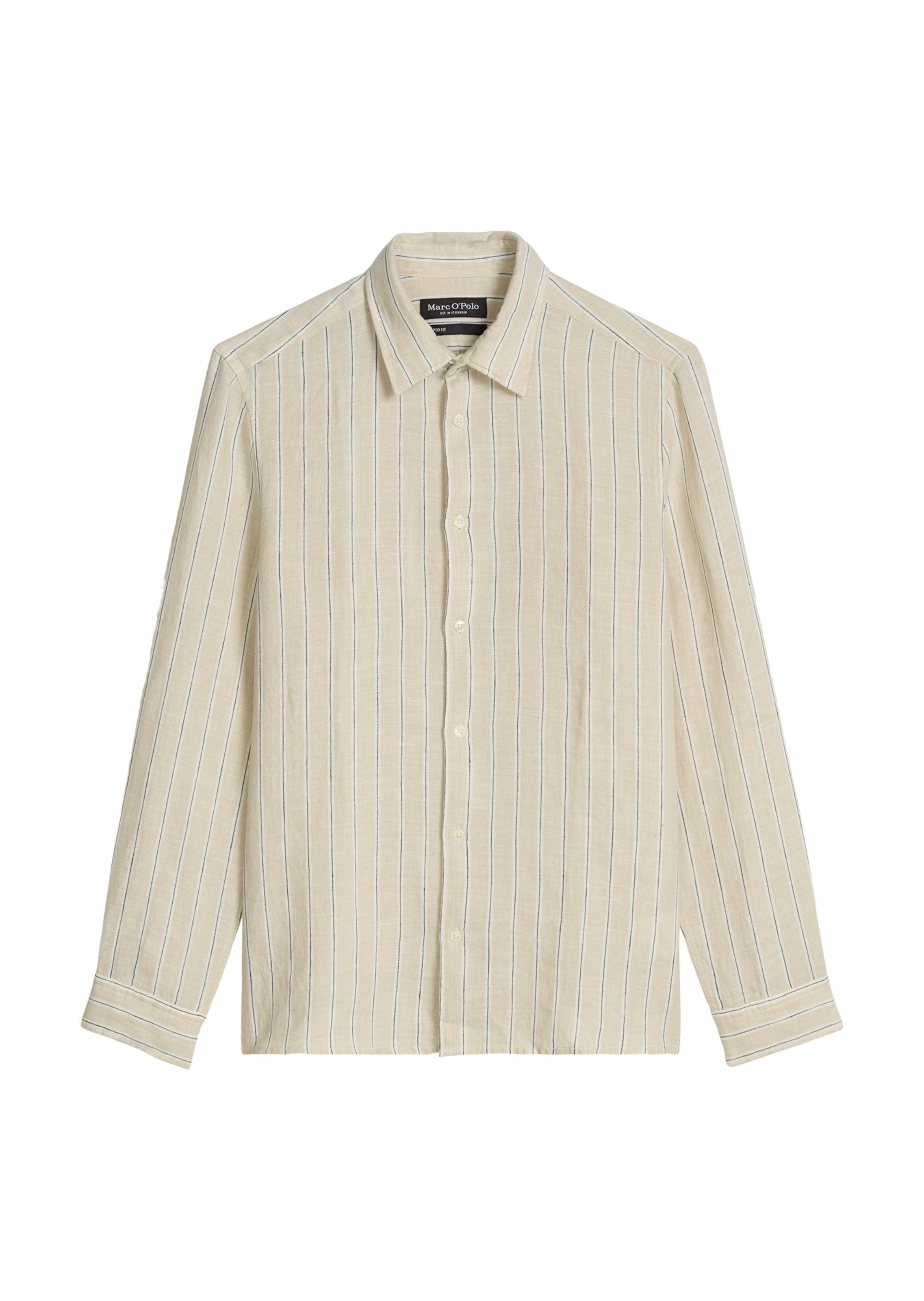 Marc O'Polo Regular Fit Hemd in Beige: Vorderseite