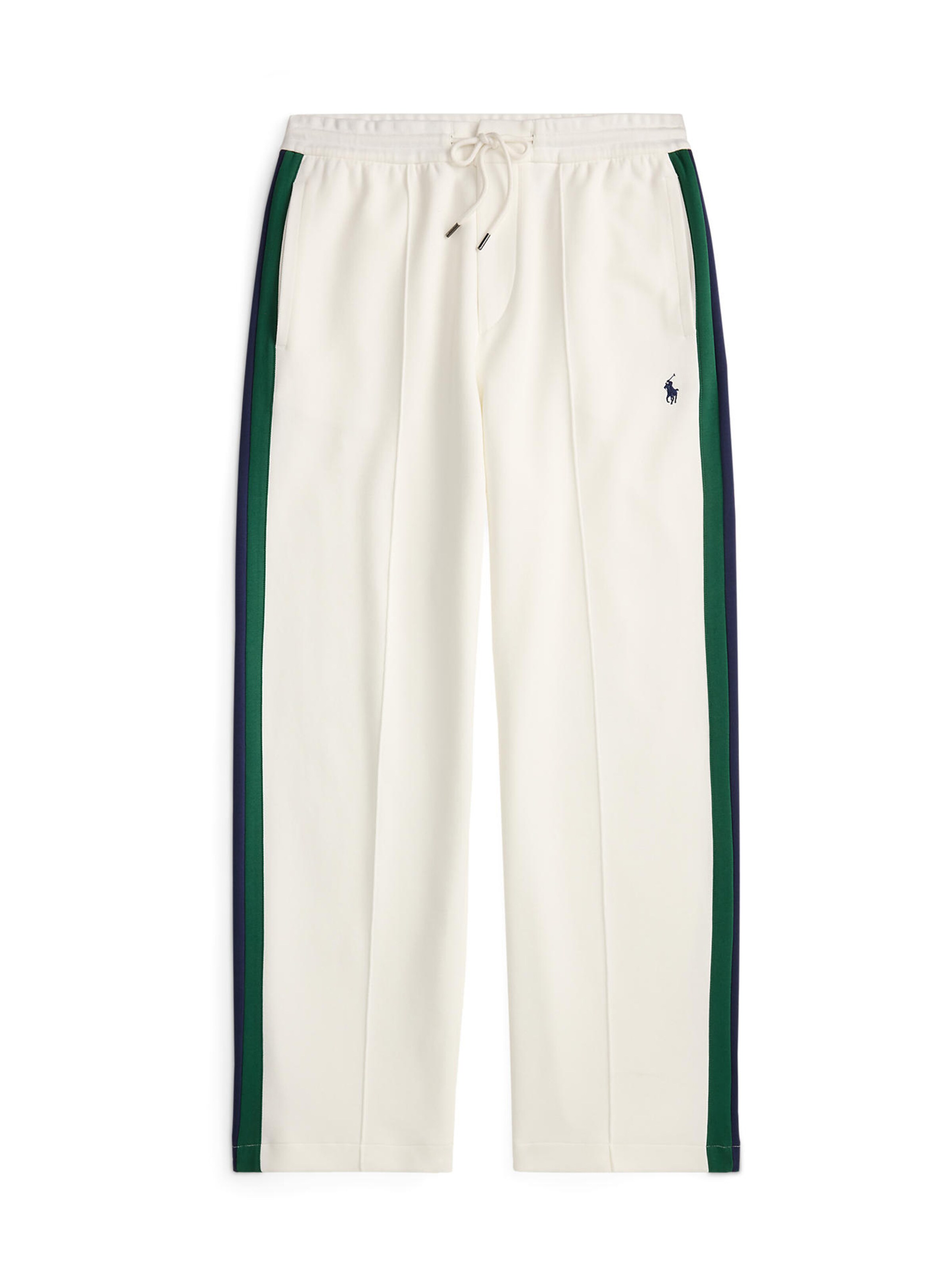 Loosefit Pantalon Polo Ralph Lauren en blanc : devant