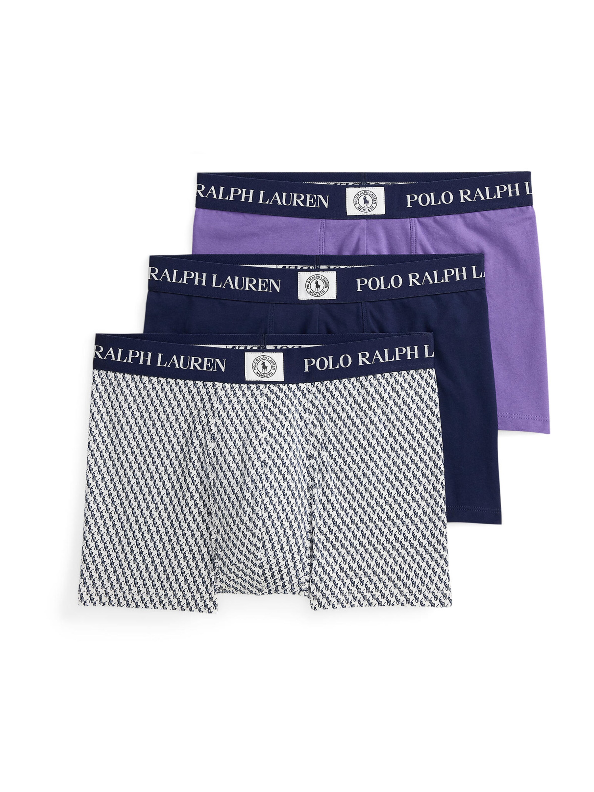 Polo Ralph Lauren - Boxers em azul: frente