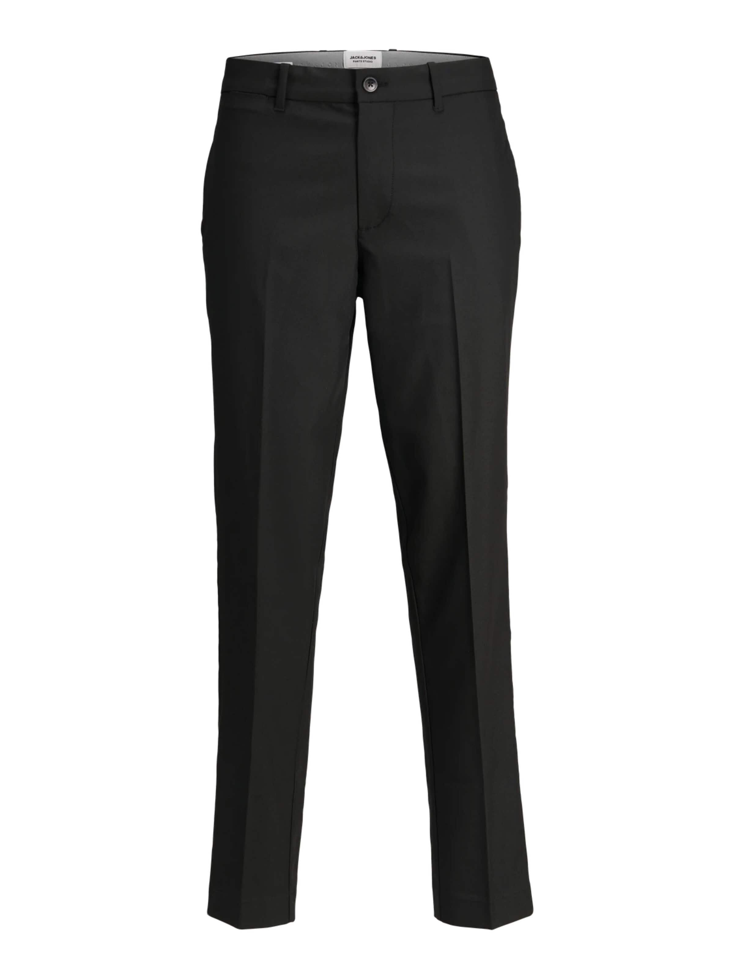 JACK & JONES - Tapered Pantalón chino en negro: frente