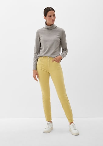 s.Oliver Slimfit Broek in Geel