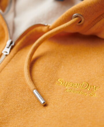 Superdry Sweatvest in Geel