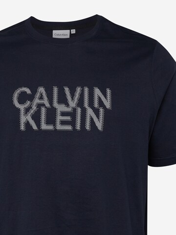 Tricou de la Calvin Klein Big & Tall pe albastru