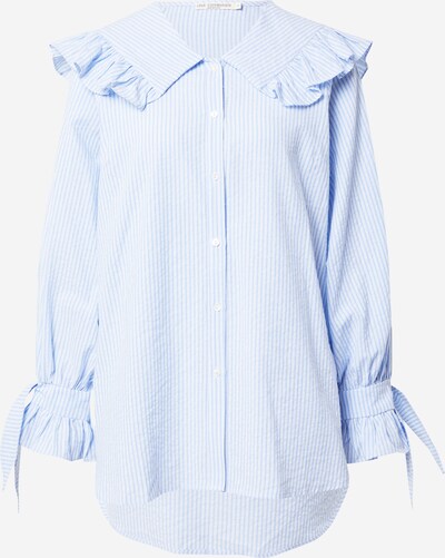 Love Copenhagen Bluse 'Denva' in hellblau / weiß, Produktansicht
