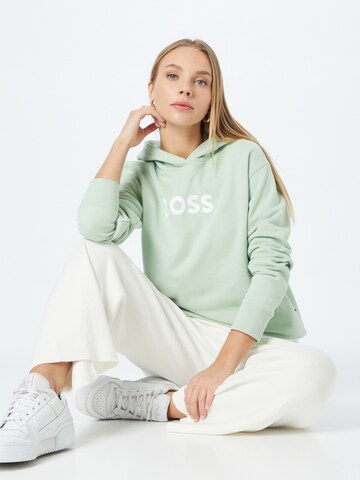 BOSS - Sweatshirt 'Edelight' em verde